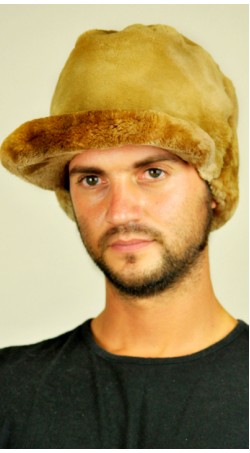 Beaver fur hat, with Visor